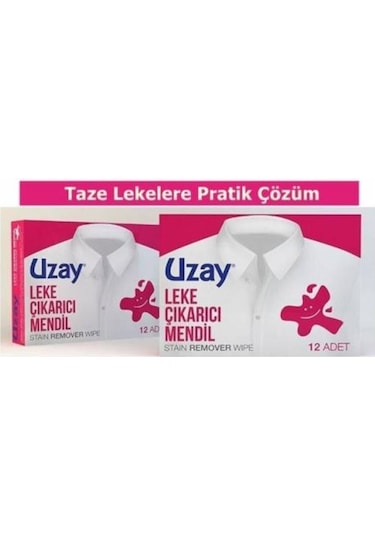 Uzay Leke Çıkartıcı Mendil 2 x 12'li