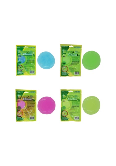 Dizüstü Bilgisayar Klavyesi, Bilgisayar, Araba İçin 4 Adet Çok Renkli Temizleme Jeli