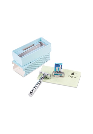 Pearl Shaving Krom Taraksız Jiletli Tıraş Makinesi Manuel