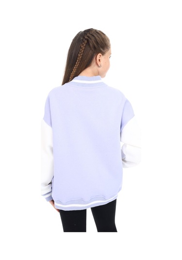 Toontoy Kız Çocuk Kolej Hırka Mavi