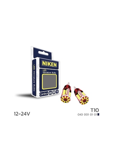 Niken Led Ampul T10 Canbus Park Ledi 56 Ledli 12-24v