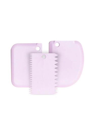 Hamur Şekillendirici Kesici Kazıyıcı Pasta Kek Dekorasyon Seti Çok Renkli