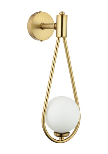 Lampaluce Pioggia Tasarımı Modern Aplik Sarı 35cm Sarı