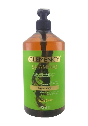 Clemency Şampuan 1000ml Tuzsuz Argan Yağlı