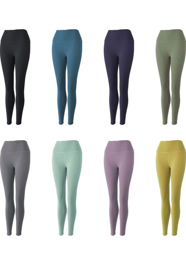 Gajeena Kadınlar İçin Yüksek Bel, Hızlı Kuruyan, Şekillendirici Yoga Taytı - Siyah SiYAH