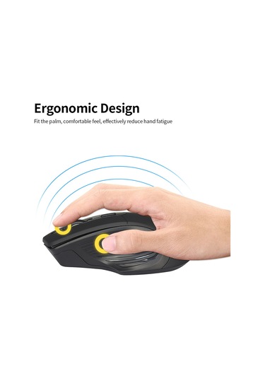 Ywyt G838 2.4ghz Kablosuz Fare Oyun Faresi 2400dpı Optik Fare Ergonomik Kablosuz Fare Masaüstü Dizüstü Bilgisayar İçin G838