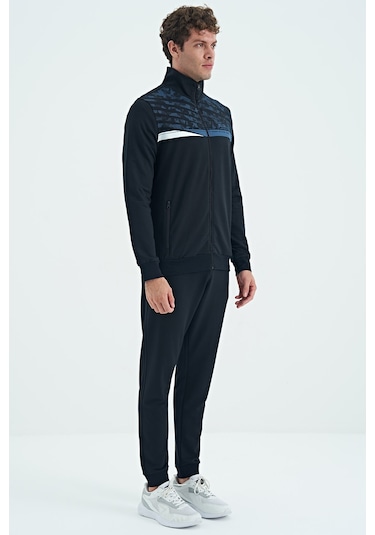 Tommy Life Harry Lacivert Standart Kalıp Erkek Eşofman Takım - 85197 Lacivert