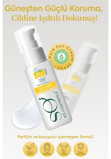 Soi Cosmetics Soi Pure Sun Cream SPF50+ 50 ML