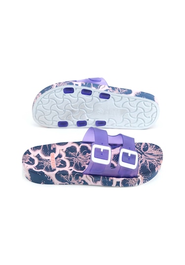 Gezer Kadın Yazlık İki Toka Ayarlanabilir Rahat Taban Havuz Plaj Günlük Terlik Gt6yze.15612.01.7r2.l3 Mor