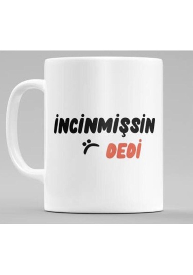 Incinmişsin Dedi Kupa Bardak Renkli