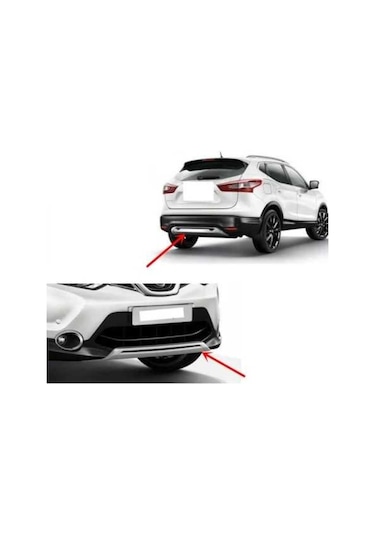 Nissan Qashqai Uyumlu 2014 2017 Ön Arka Difüzör
