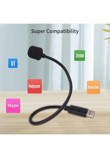 Reedark "usb Mini Mikrofon - 360 Ses Alma, Taşınabilir, Pc/laptop İçin Plug & Play"