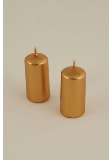 Karaca Home Sütun Mum Gold