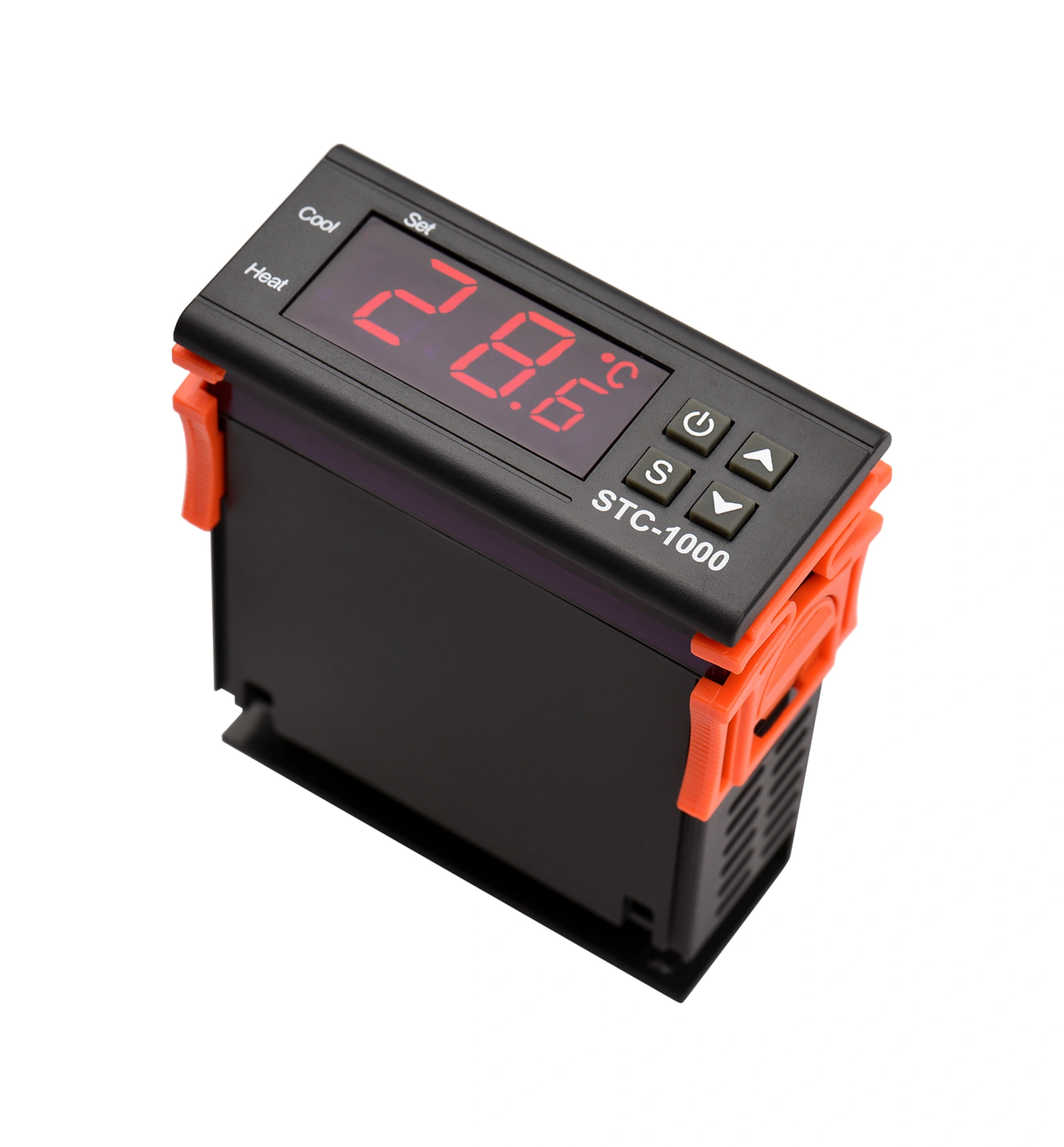 Skycity Stc-1000 Akıllı Sıcaklık Kontrol Cihazı: Otomatik Isıtma/soğutma, Sıcaklık Doğrulama, Gecikmeli Başlangıç, Dc 24v, Abs Malzeme