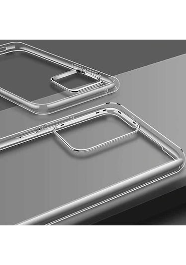 Huawei P40 Kılıf Lüx Şeffaf Silikon Kılıf
