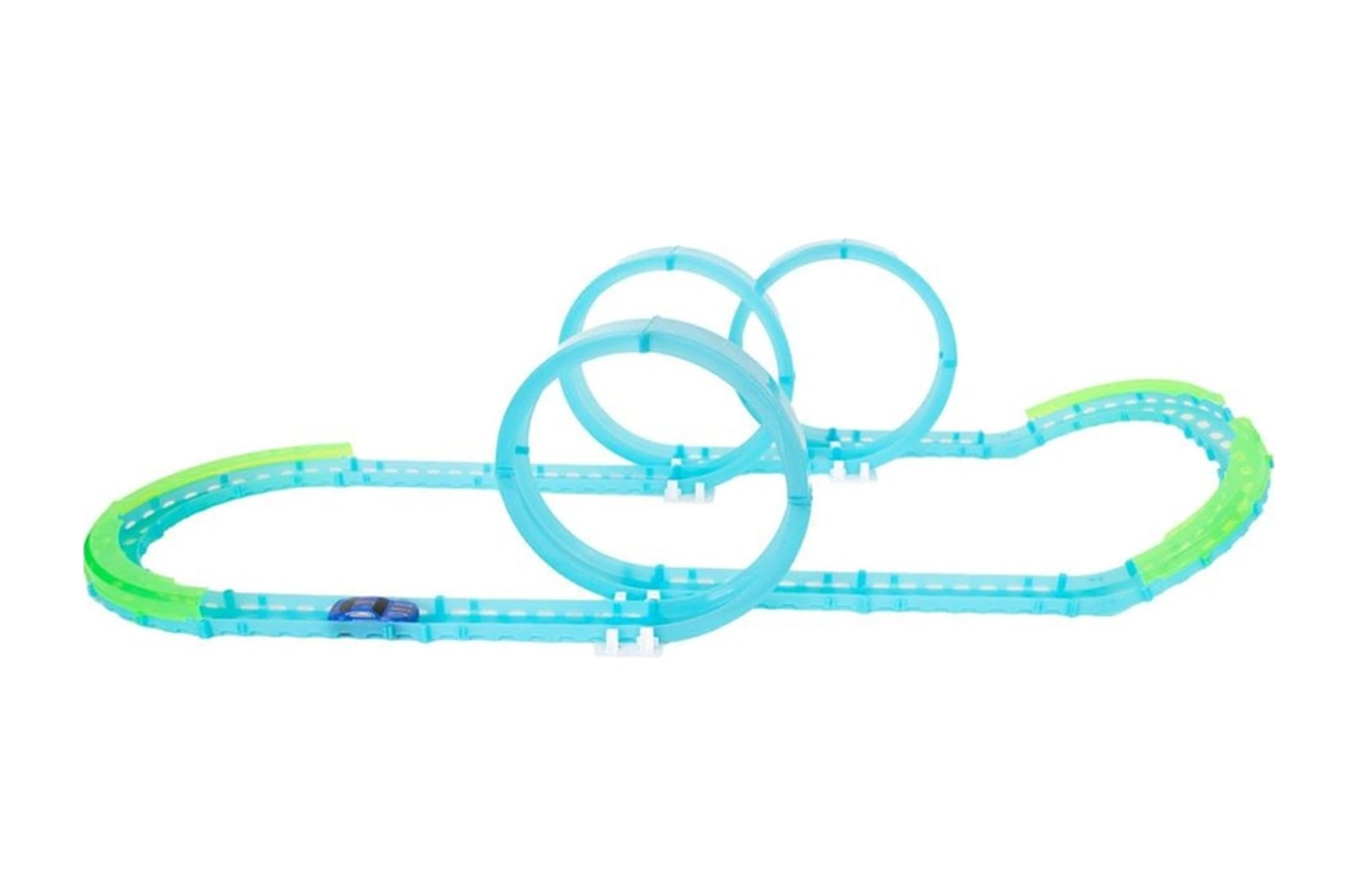 Fast Drive Yarış Seti - Karanlıkta Parlayan Arabalı Ve Parkur Pistli