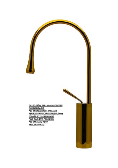 Damla Çanak Lavabo Bataryası Rose 093001 Rose