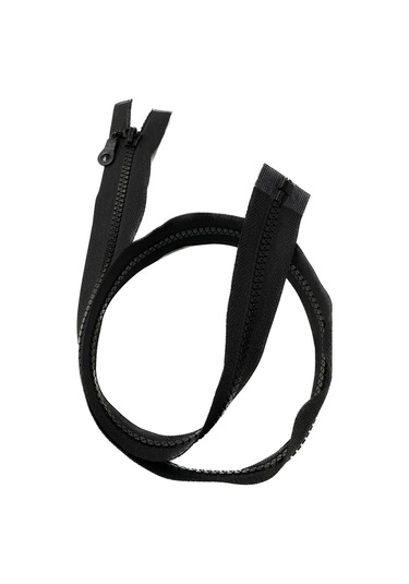 Mont Fermuarı 80cm Siyah Kemik Dişli