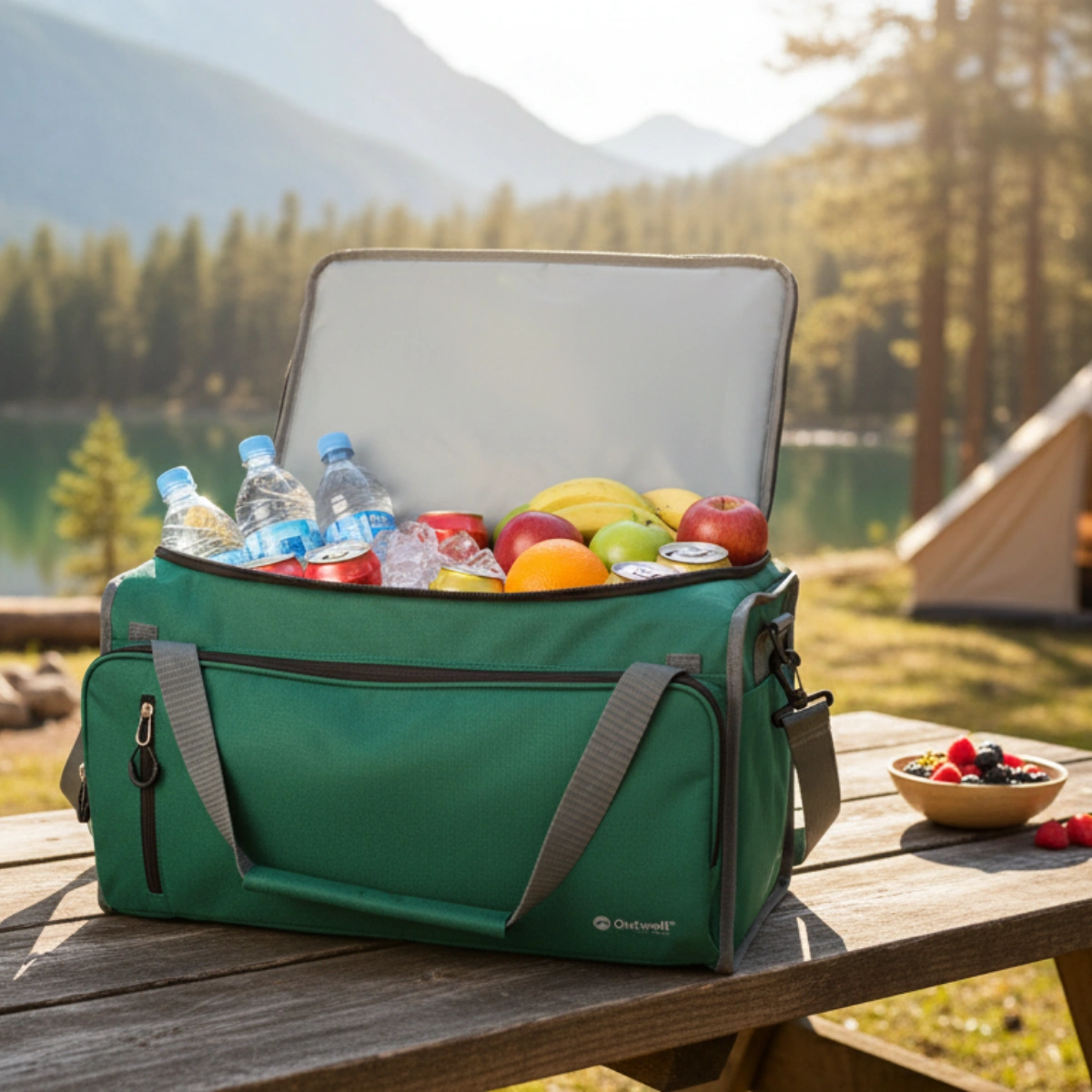 Outwell Cormorant M 24 L Yüksek Yalıtımlı Soğutucu Termal Çanta Green Yeşil