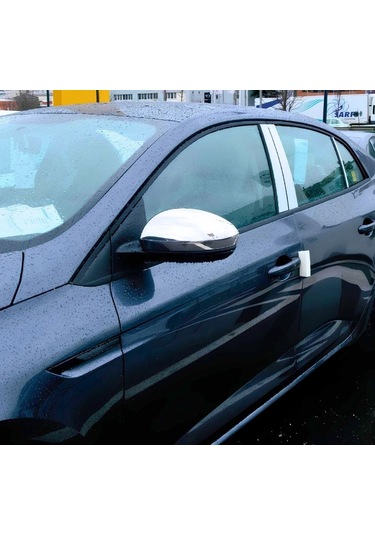 Ebal Otomotiv Renault Megane 4 Krom Ayna Kapağı 2 Parça 2015 Üzeri Paslanmaz Ç.