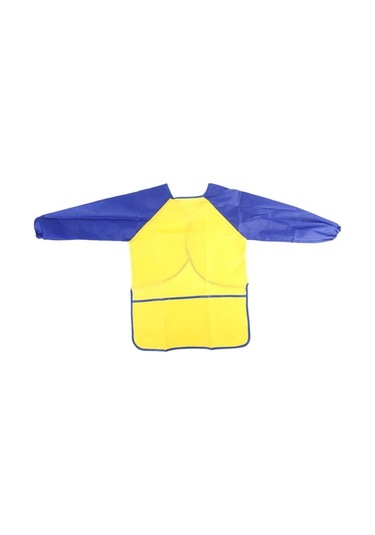 Ulzyvf Ve Su Sarı Önlük Önlük Mavi Küçük Geniş Geçirmez Çocuklar Çocuklar Çocuk Cepli 3 Xv Mavi - Sarı