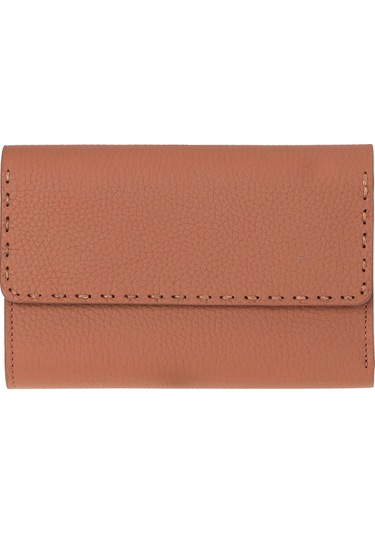 Bloominbag Arc Wallet Heritage Tan Hakiki Deri Kartlıklı Manyetik Cüzdan Taba