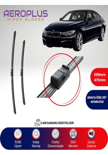 Aeroplus Bmw 4 Muz Silecek Takımı 2013-2018 F32/F33/F36