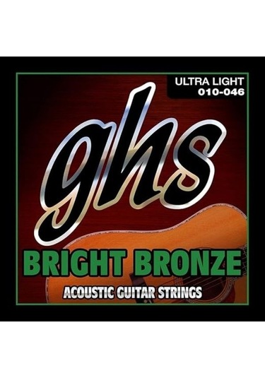 Ghs Bb10u Bright Bronze Akustik Gitar Teli 10-46