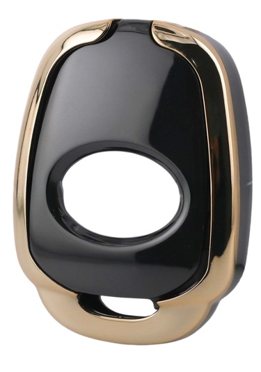 Toyota Rav4 Corolla Camry Yaris Prado Avensis Land Cruiser 3 Buton Nano Anahtar Kılıfı Siyah-gold