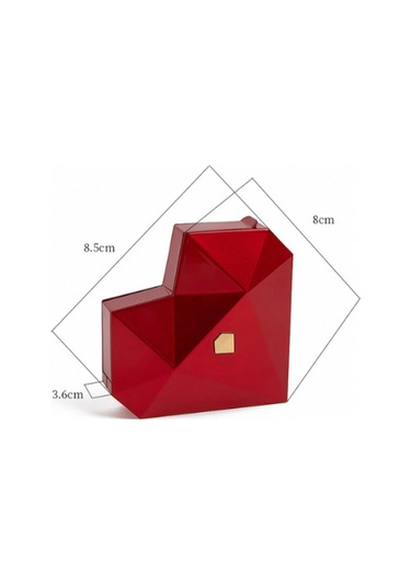 Kalp S Eklinde Otomatik Yu Zu K Kutusu Su Rpriz Evlilik Teklifi Ve Nis An Kutusu Kırmızı