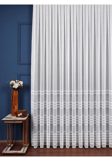 Arben 4 Sıra Bantlı Tül Perde / Ölçünüze Özel Dikim
