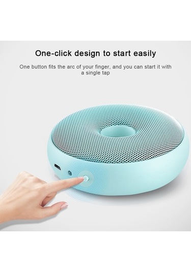 Dancemonkey Taşınabilir Donut Filtreli Hava Temizleyici Ozonlu Araba-ev Beyaz Beyaz