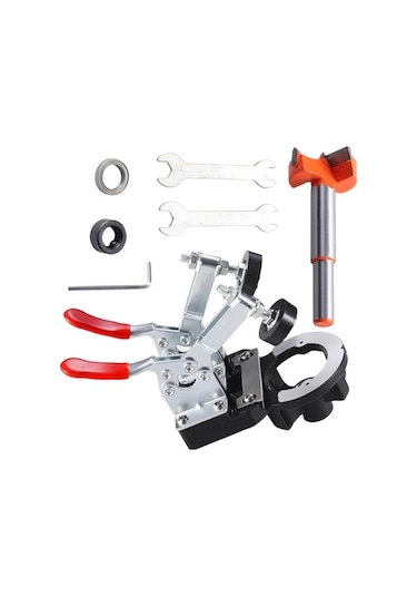 Danrimaoyi Ev Marangoz Için Menteşe Deliği Bulucu Jig 35mm Açık