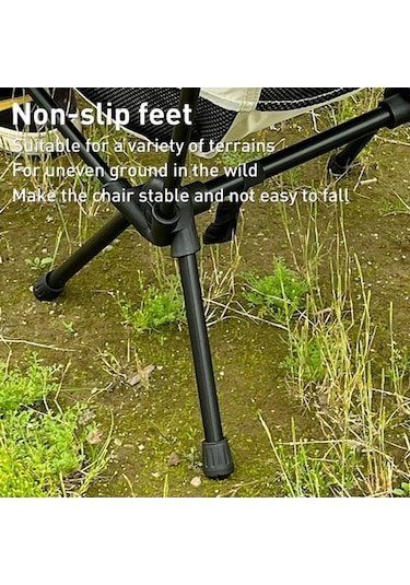 Novahub Küçük Açık Kamp Eğlence Plajı Portatif Katlanır Sandalye Gri Siyah Beyaz Beyaz