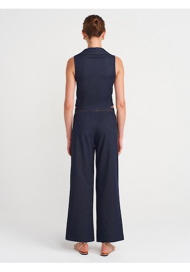 Dilvin 72157 Pijama Pantolon-lacivert Lacivert