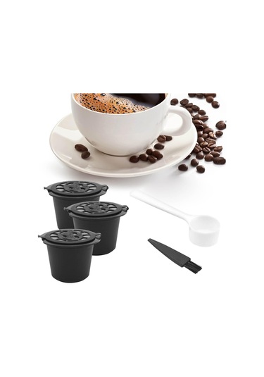 Suntek Yeniden Kullanılabilir Kahve Kapsülleri Ve Stil-b-siyah