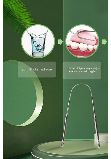 Curafloss Çelik Dil Temizleyici