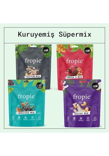 Fropie Kuruyemiş Süpermix 4'lü Set