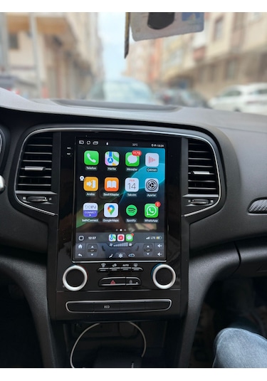 Megane4 Tesla Ekran Android 13 Multimedya 4gb /64gb Hafıza Carplay Dijital Klima Arka Kamera  9.7''