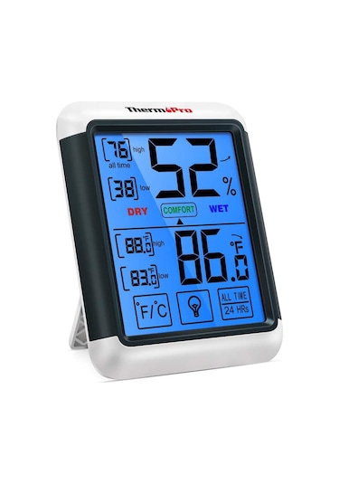 ThermoPro TP55 Termometre İç Mekan Dijital Sıcaklık ve Nem Ölçer - T07593