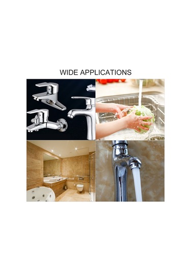 Qingmipy M24 Dış Dişli Bakır Vana Aeratoru - Su Tasarrufu Ve Sprey Önleme Fonksiyonuyla, Ev Ve Mutfak Kullanıma Uygun