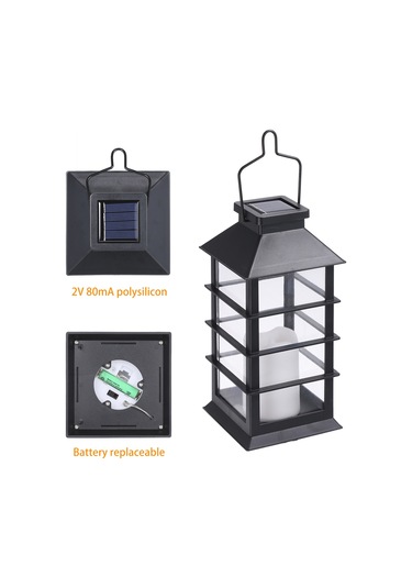 Tomshine-vintage Stil Güneş Enerjili Fener Işıkları
