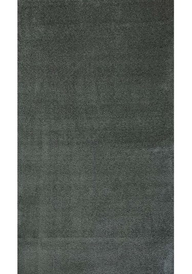 Balat Halı Raschel Carpet Koyu Gri Mikro Polyester Kaymaz Taban Shaggy Halı