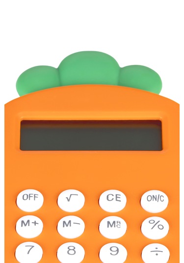 Hesap Makinesi - Havuç Figürlü Turuncu