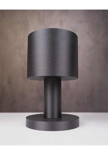 Minimalist Cylinder Masa Lambası Modern Endüstriyel Tarz Işık Kaynağı - Minimalist Table Lamp-193 Gün Işığı