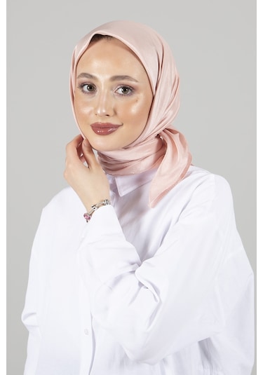 Latte Brisa Vual Eşarp /1196 - Pudra