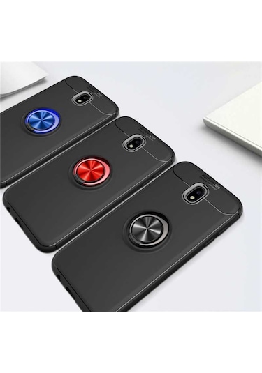 Xiaomi Redmi 8A Kılıf Yüzüklü Magnetli Ravel Case