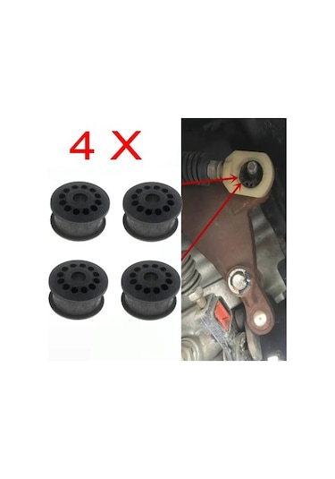 Ford Focus-Fiesta-Fusion Vites Teli Uç Bağlanti Burcu Yuvarlak 4 Adet