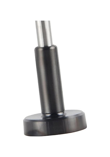 Pazly 2 Adet Yapışkanlı Kapı Durdurucu - Paslanmaz Çelik & Kauçuk Uçlu, Hidrolik Şok Emici Teknolojili, Küçük Boyutlu