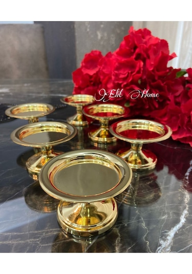 Gold Kaplama Makaronluk Lokumluk 2 Adet